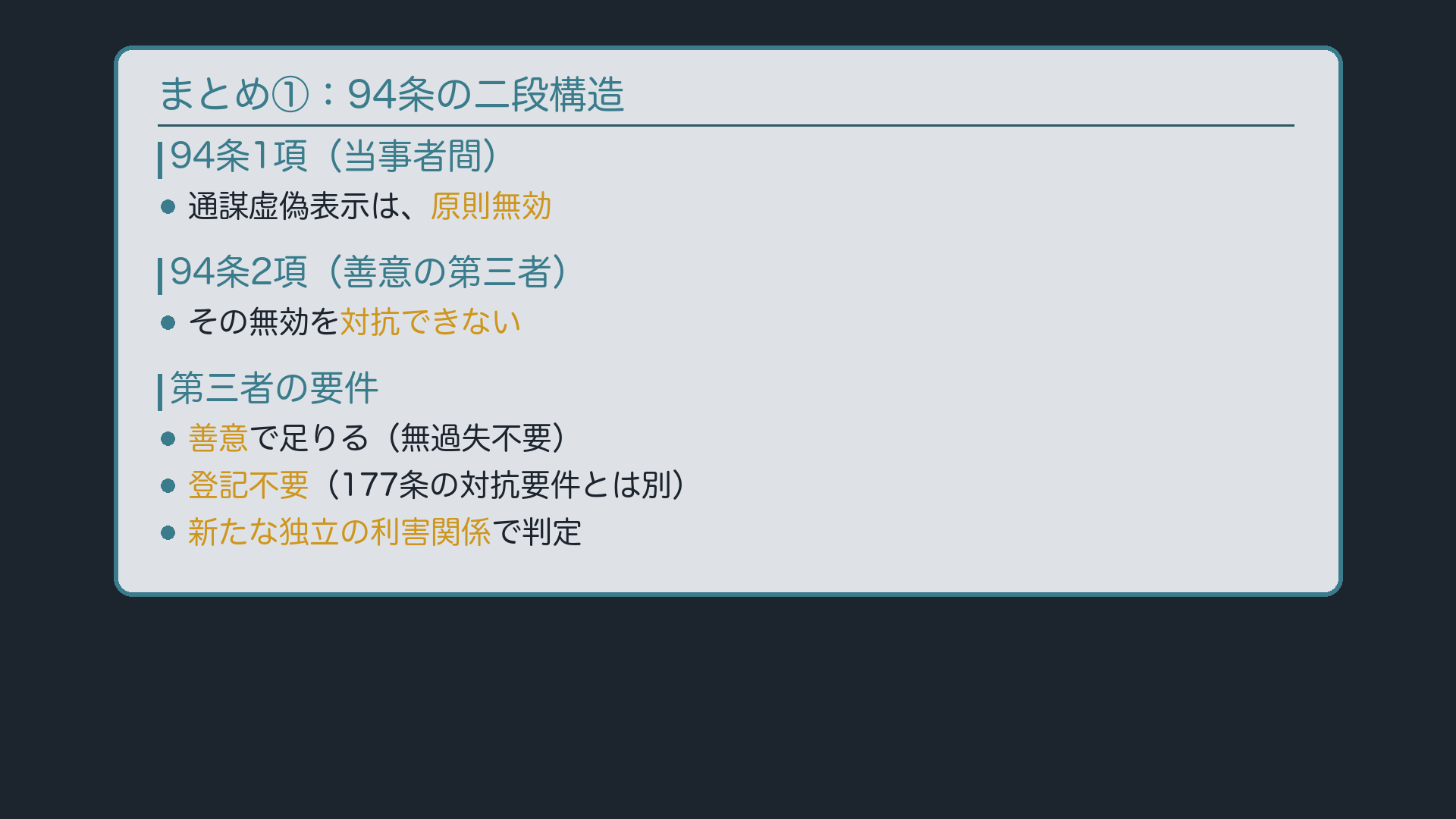 まとめ①:94条の二段構造